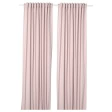 Kalkfly Rideaux 2 Panneaux Rose Clair 57x98 145x250 Cm Ikea Curtains Pink Blackout Curtains Pink Curtains