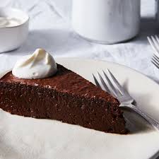 The Cross Section Alone Is Enough To Make My Knees Wobble Flourless Chocolate Cakes Flourless Chocolate Food 52