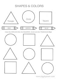 İts all free and printable. Shapes And Colors Preschool Worksheet Http Www Nationalkindergartenreadiness Shape Worksheets For Preschool Shapes Worksheet Kindergarten Shapes Preschool