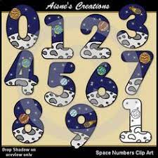 This Product Is In The Math Fun Themes 1 Growing Bundle This Pack Contains A Set Of Color Space Number Graphics 0 9 And Matching Clip Art Fun Math Math Bundle