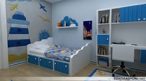 Çocuk odası dekorasyon fikirleri arasında mobilya tercihinde tematik bir mobilya ile odanın tasarlanması odadaki diğer aksesuarların seçiminde de size kolaylık sağlayacaktır. Denizci Temali Erkek Cocuk Odasi Ev Dekorasyonu