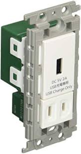 amazon co jp decdeal 埋込式 usbソケットプラグ ac 15a 壁充電 電源デュアル usb 充電ポート 扉付接地コントロール付き ホーム キッチン コンセント パナソニック コンセントプラグ