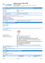Sulfuric Acid 0 2n