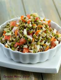 Sprouted Moong Salad Recipe Moong Salad Healthy Moong Salad Recipe Healthy Indian Snacks Healthy Salad Recipes Indian Food Recipes