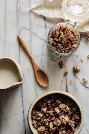 Chocolate Chunk Ginger Cookies Quinoa Granola Food Honey Almonds