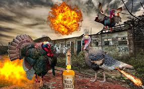 Wild turkeys are more active, but using this information a 10 pound wild turkey would require about 136 grams (0.30 pounds) and a 20 pound gobbler would require 272 grams (0.60 pounds) a day. Revenge Seeking Turkeys Are Attacking America Kqed