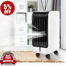 The Costway Evaporative Cooler Is An Air Cooler And Humidifier Roll Into One Compact And St Portable Air Conditioner Cooler Ac Unit Evaporative Air Conditioner