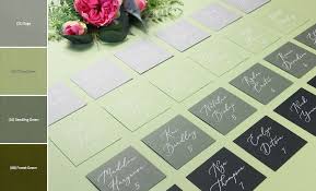 ombre seating chart idea for your wedding