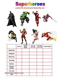 This Printable Downloadable Handout Is Best Suited For High School Students And Elementary School Studen English Lessons English Activities For Kids Superhero