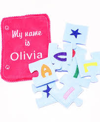 My Name Is Puzzle Quiet Book Page Great For Children To Learn Etsy In 2020 Quiet Book Dedication Ideas Educational Activities For Preschoolers