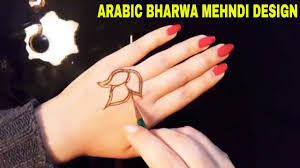 Simple And Easy Arabic Bharwa Mehndi Design Mehndi Designs Henna Designs Mehndi