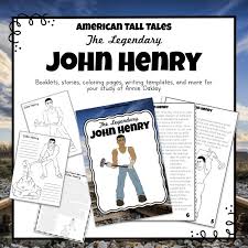 Tall tales, folk tales, and short stories. Love John Henry Teach This Tall Tale To Your Students With Student Booklets Coloring Pages Tall Tales Preschool Special Education Special Education Classroom
