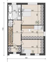 verdieping halfopen woning grondplan huisstijl floorplan