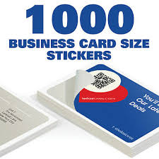 Make fun icons for around the office to show where different things are, or encourage staff to stay organized. 1000 Business Card Stickers Uv Coated Free Design 85 00 Picclick