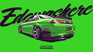 Always be a safe driver and respect the rules of the road. Wallpaper Id 101317 Edc Graphics Nissan 200sx Nissan Jdm Render Japanese Cars Green Car