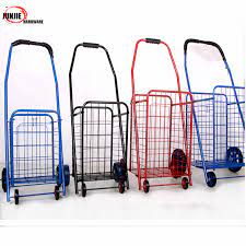 Dbest products quik cart pro 2 wheeled collapsible handcart dolly storage grocery shopping utility cart with lid, seat, and stool functions, blue. Four Wheel Shopping Trolley Bag Folding Shopping Cart With Seat Trolley Shopping Bag Vegetable Buy Personal Shopping Cart With Wheels Reusable Shopping Cart Bags Bread Carts With Wheels Product On Alibaba Com