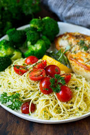 That's why i came up with the simple angel hair pomodoro recipe that you can. Angel Hair Pasta With Garlic And Herbs Dinner At The Zoo