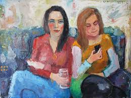 Edwardian dinner party painting i own and is hanging on the wall now! Modern Dinner Party Painting By Julia Ovodova Saatchi Art