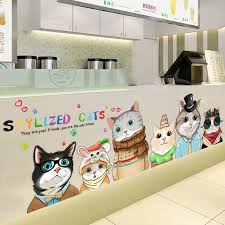 Interested in my cats & dogs and other themes such as my dogs or my cats? Pet Shop Decoration Wall Stickers Shops Cartoon Animals Cat Dog Door Since Children Room Sticky Wallpaper Shopee Malaysia