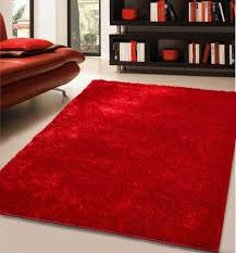 Solid Red 5x7 Area Rug Karpet