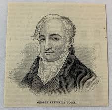 1880 magazine engraving ~ GEORGE FREDERICK COOKE, Actor