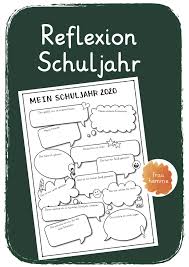 Reflexion Des Schuljahrs Jahresabschluss Arbeitsblatt Unterrichtsmaterial Im Fach Fachubergreifendes In 2020 Schule Berufliche Bildung Unterrichtsmaterial