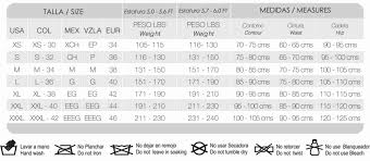 Size Chart Fajas Y Bodys Waist Training Fajas