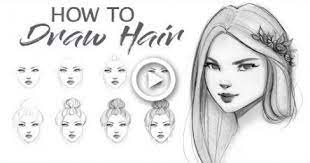 How To Draw Hair Step By Step Tutorial How To Draw Hair Step By Step Hairstyles Eye Drawing