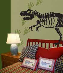 Dinosaur Bones Tracks Wall Decals Stickers Dinosaur Kids Room Boys Room Decor Dinosaur Room