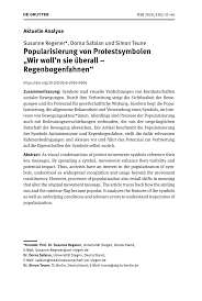 Sie drücken alt und, während sie halten, geben sie einen code auf num pad während sie eingeschaltet ist. Pdf Popularisierung Von Protestsymbolen Wir Woll N Sie Uberall Regenbogenfahnen