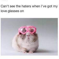 Love Glasses Man Funny Smile Haters Meme People Dont Like Me