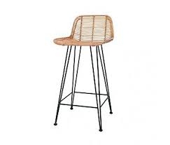 hk living rotan barstool natural barkruk barkrukken keukeneiland stoelen