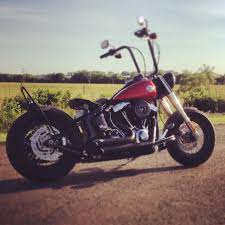 Softailslim Harleydavidsonslim Softail Bobber Sissybar Bobberfender Soloseat Apehangers Softail Slim Harley Softail Slim Shadetree Fabrications