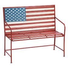 ← indoor zero gravity chair: Cape Craftsman American Flag 45 6 In Metal Outdoor Bench Walmart Com Walmart Com