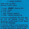 Today i made some jiffy corn muffins. 1