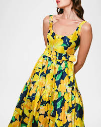 Hutch Alice Belted Floral-Print Midi Dress - Dresses ...
