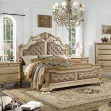 Lowest price of the summer season! Badcock More Miranda Gold 5 Pc King Bedroom Bedroom Set Gold Bedroom Bedroom Furniture Sets