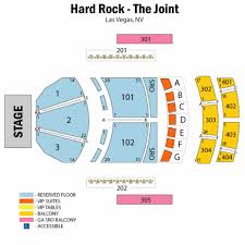 the joint at hard rock seating chart the joint hard rock