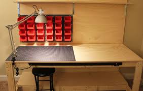 I had one of the nice home depot associates cut the top and bottom of the desk for me. Build A Makerspace Workbench For Under 100 W Step By Step Plans
