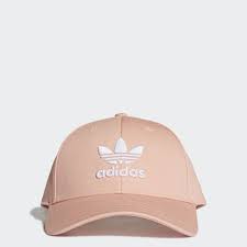 Trefoil Baseball Cap Dust Pink Osfm Mens Mens Accessories Pink Adidas Cap