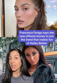 Francesca Farago Avant la Tendance Hailey Bieber