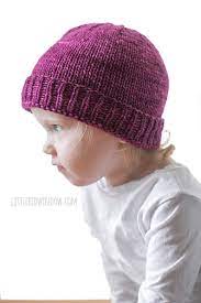 Easy Folded Brim Hat Knitting Pattern Brimmed Hat Pattern Etsy In 2021 Baby Hats Knitting Hat Knitting Patterns Baby Hat Knitting Pattern