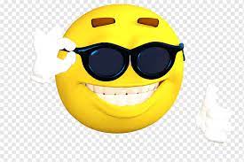 Download 17149 free thumbs up emoji icons in ios, windows, material, and other design styles. Smiling Yellow Emoticon Wearing Black Sunglasses Doing Thumbs Up Emoji Internet Meme Emoticon Doge Smiley Heart Sticker Smile Png Pngwing