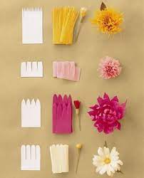How to make fake flowers out of paper. 50 Different Craft Ideas To Make At Home Crepe Paper Flowers Diy Flower Crafts Paper Flowers Diy