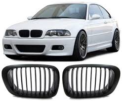 Hot promotions in e46 matt on aliexpress: Auto Motorrad Teile Front Kuhlergrills Sport Nieren Kuhlergrill Schwarz Matt Fur 3er E46 Coupe Convertible 1999 2002