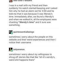 Q&a boards community contribute games what's new. Omfg I Didn T Even Question It At First I Was Just Like Oh Wendy S You Strange Wonderful Place You Tumblr Funny Funny Memes Haha Funny
