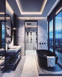 Everything is based on a style of straight lines, spacious, a lot of work with mirrors, stainless steel, shades of black, white and neutral. 63 Luxury Shower Designs Demonstrating Latest Trends In 2019 Modern Bathrooms B Small Bathroom Remodel Designs Bathroom Remodel Designs Bathroom Design Luxury