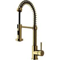 Average rating:4.7out of5stars, based on166reviews166ratings. Modern Gold Kitchen Faucets Allmodern