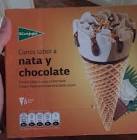 Conos Sabor Nata Y Chocolate