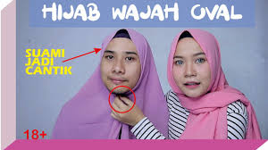 Gunakan tudung atau jenis anak tudung yang melekap di dahi agar bahagian tersebut tidak kelihatan terlalu luas. Hijab Sesuai Bentuk Wajah Oval Youtube